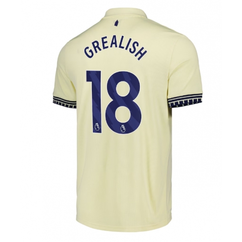 Billige Fotballdrakt Everton Jack Grealish #18 Replika Bortedrakt 2025-26 Kortermet Billige Fotballdrakt Everton Jack Grealish #18 Replika Bortedrakt 2025-26 Kortermet